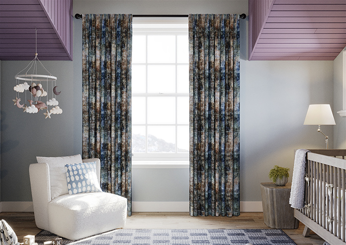 Nebula, Petrol - Made to Measure Curtains - Image 3